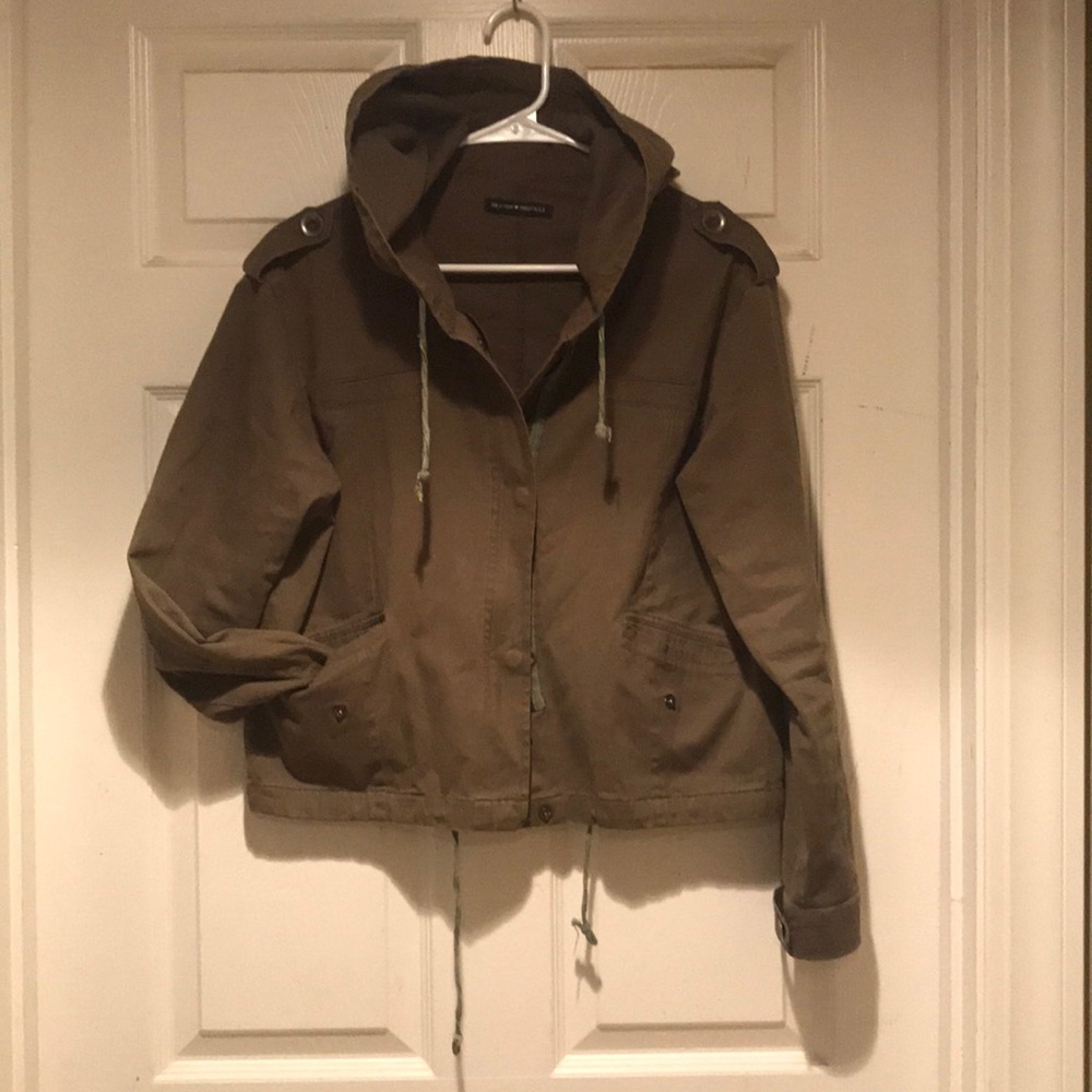 Green cargo jacket
